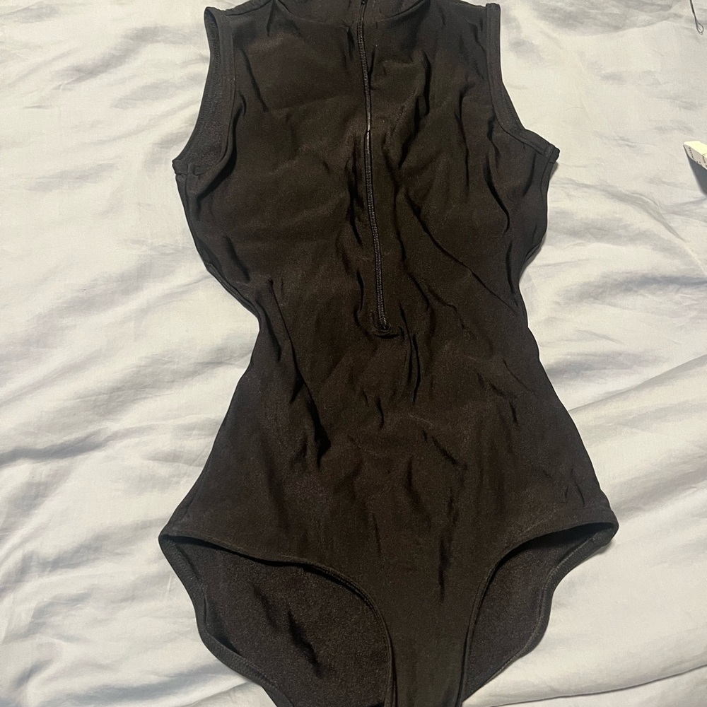 Yumiko Black Sleeveless Bodysuit